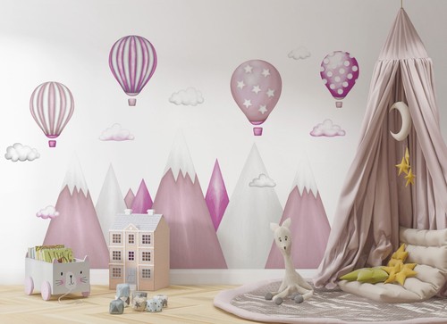 Wandtattoo kinderzimmer berge