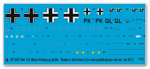 Peddinghaus 2507 me - 2507, 1/72