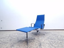 Hermann Miller Ea 124 Ea 125 Designersessel Ledersessel Chair Vitra Eames blau#2
