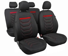 Autobezüge Sitzbezüge Comfort Plus Schonbezug Komplet für Seat Ibiza Schwarz pkw