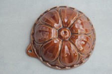 Backform Keramik Blume Gugelhupf Kuchenform Braun