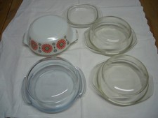 1x Jenaer Jenarglas Jena Glas Auflaufform mit Deckel (eine Schüssel nach Wahl)