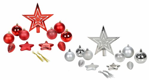 Weihnachtsbaumschmuck 40er set - weihnachtsbaumschmuck,