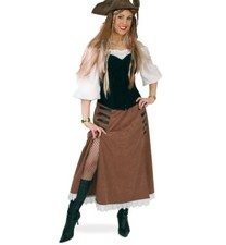 Damenkostüm - Set Piratin