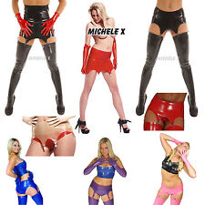NEU MicheleX Premium Latex Gummi weiblicher Strapsgürtel (Standard/hohe Taille)