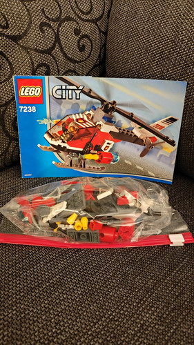 Lego 7238 fire helicopter mit - lego,