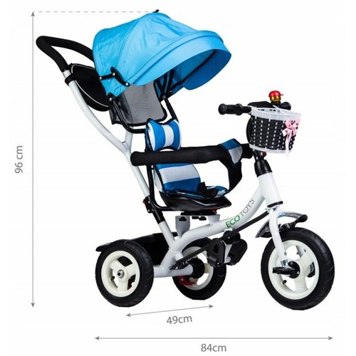 Ecotoys dreirad mit dach - mit,