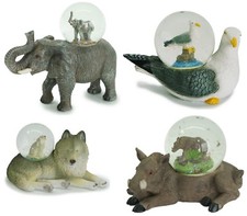 1 Glitzerkugel Elefant Möwe