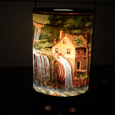 Vintage Econolite Motion Lamp Mühle Lampe  USA Drehlampe Leuchte 50er Jahre MCM