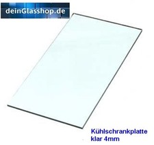 Kühlschrank Platte Glasboden Einlegeboden Ersatzglas  Echtglas Zuschnitt auf Maß
