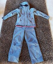 VACUUM Damen Ski Snowboard Anzug  wasserdicht grau pink Kapuze Gr. 38