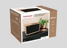 Thomson Bluetooth Lautsprecher Holz WS302 schwarz TH389647