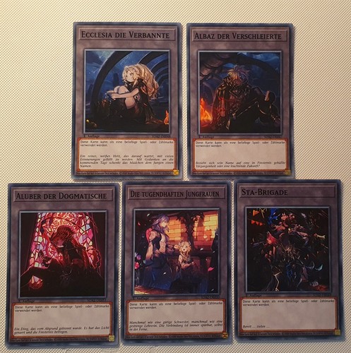 5 spielmarken albaz - yu-gi-oh!,