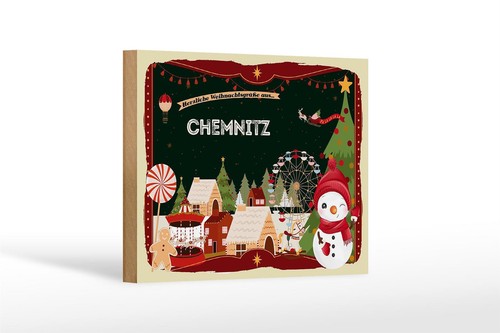 Holzschild weihnachten grüße - holzschild,