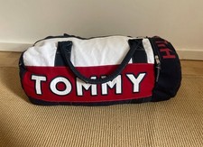Vintage 90’s Tommy Hilfiger Color Block Duffle Bag Sport/Reisetasche Denim