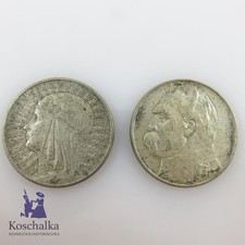 Polen, zwei Silbermünzen, 10