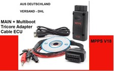 2025 NEU MPPS V18 aus Germany MAIN + Multiboot Tricore Adapter Cable ECU AUS DEU