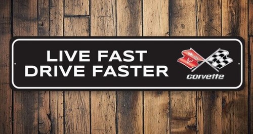 Schild corvette live - us,