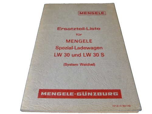 Mengele ersatzteil liste für - ersatzteil-liste,