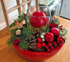 30 x 30 cm Adventsgesteck