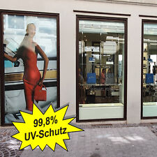 UV Schutzfolie 99,0% Ausbleichschutz Sonnen UV Folie Schaufensterfolie klar