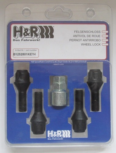 Felgenschloss m14 1 - h&r, 1,25