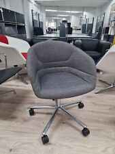 Walter Knoll - Kyo 1344 - Lounge Chair auf Rollen - Stoff - Grau - A485