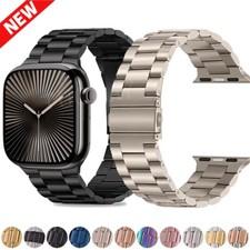 Edelstahl Armband Für Apple Watch ULTRA 3 49mm SE 11 10 9 8 7 6 5 Metall 38-46mm