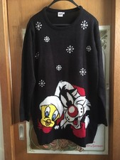 Looney Toones Weihnachtskleid  L Sylvester & Tweety