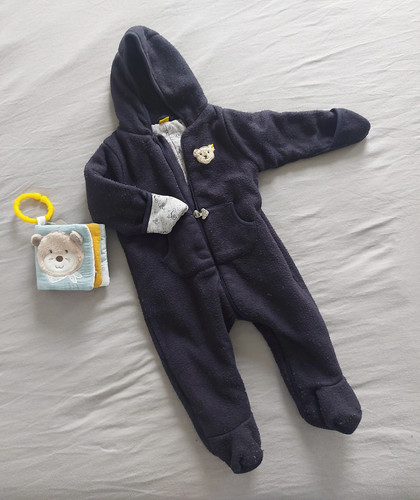 Steiff baby fleece wolle - fleece,