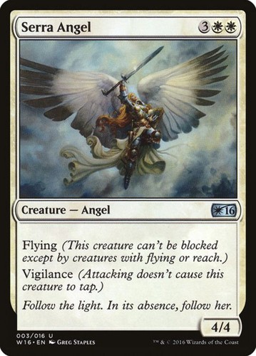 Serra angel welcome deck 2016 - deck,