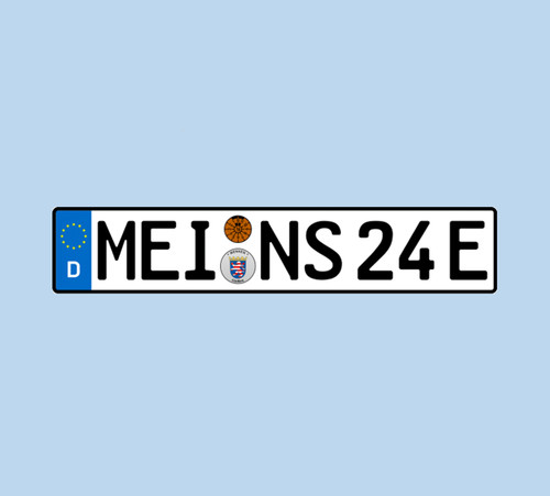 Kennzeichen kfz - 1,