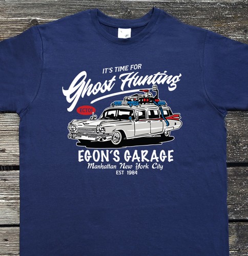 Shirt movie car ectomobile - t-shirt, "ectomobile"