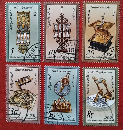 Briefmarken ddr sanduhren - briefmarken,
