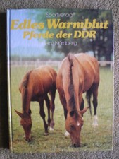 DDR Fachbuch Buch Pferdebuch  Edles Warmblut Pferde Buch Zucht Gestüt Reitpferd