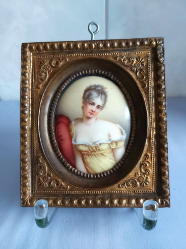 Porzellan bild madame - porzellan, bild-~madame