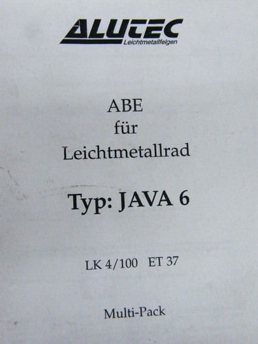 Original abe für - abe, alufelge