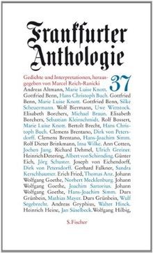 Frankfurter anthologie - frankfurter, 37