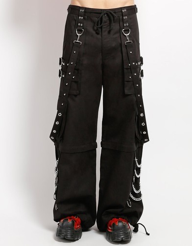 Zip off hose schwarz - schwarz, –