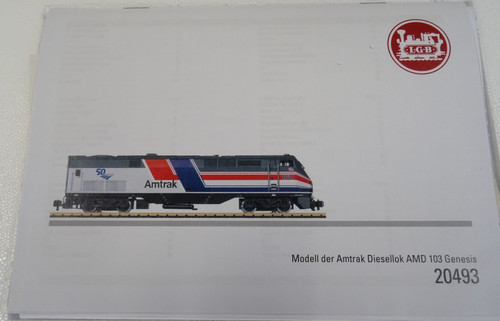 Lgb spur 20493 diesellok - lgb, g