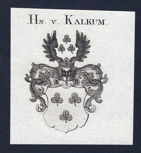 1820 kalkum kalckum - 1820, wappen