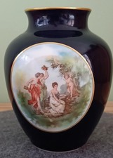 Porzellanvase, echt KOBALT