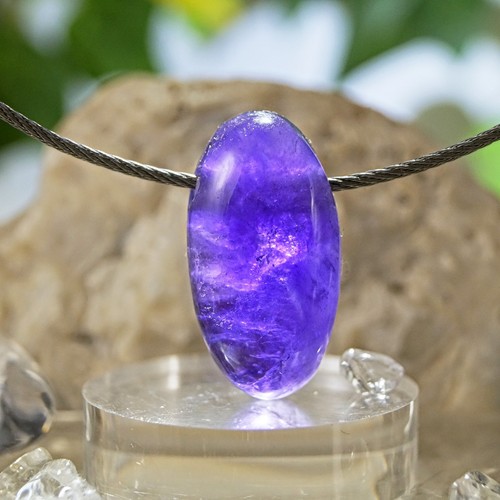 Amethyst anhänger gebohrt - anhänger,