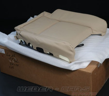7277373 Sitzbezug Komfortsitz vorne Leder NEVADA BEIGE LUB4 NEU OEM BMW X5 E70