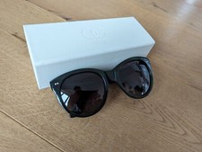 Oliver Goldsmith Sonnenbrille Manhattan small in Dunkelgrün, Top Zustand