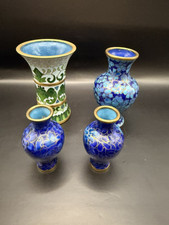 Vintage 4x Chinese Cloisonne