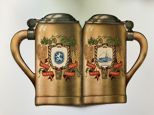 Speisekarte krugform 1970 - in,