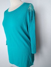 Damen pulli oberteil türkis - damen,