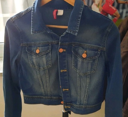 Jeansjacke mit weste 38 - gr,
