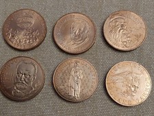 6 x 10 FRANCS, 1983-1988 Bestzustand !